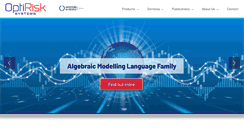 Desktop Screenshot of optirisk-systems.com